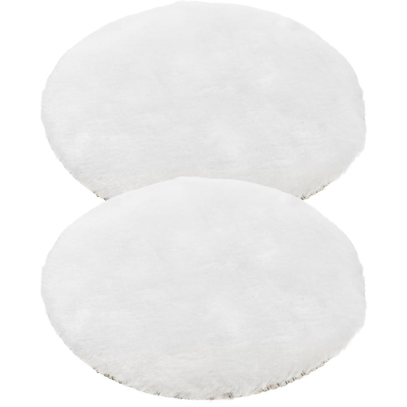 2 Pack 7 Inch Self Adhesive Wool Felt Polishing Wheels For Drill Car Buffer Wood Stone Surface Finishing - Image 2