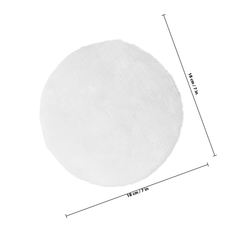 2 Pack 7 Inch Self Adhesive Wool Felt Polishing Wheels For Drill Car Buffer Wood Stone Surface Finishing - Image 3