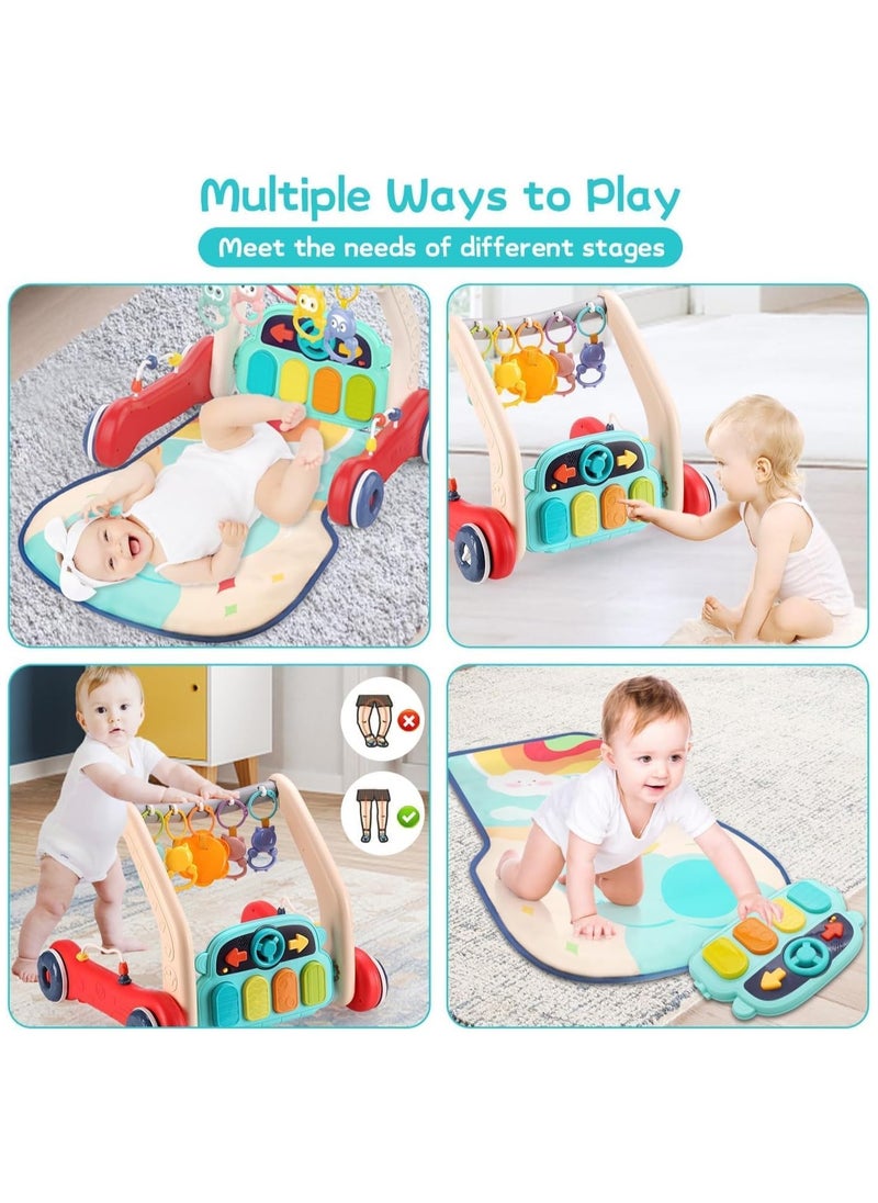 HUANGER Huanger Baby Play Mat Baby Gym,Play Piano Tummy Time, Floor Activity Center,Einstein Baby Seat,Infant Baby Walker - Toddler Push Walker, Boy & Girl Gifts for Newborn Baby Toddler 0 to 3 6 9 12 Month.  - Image 3