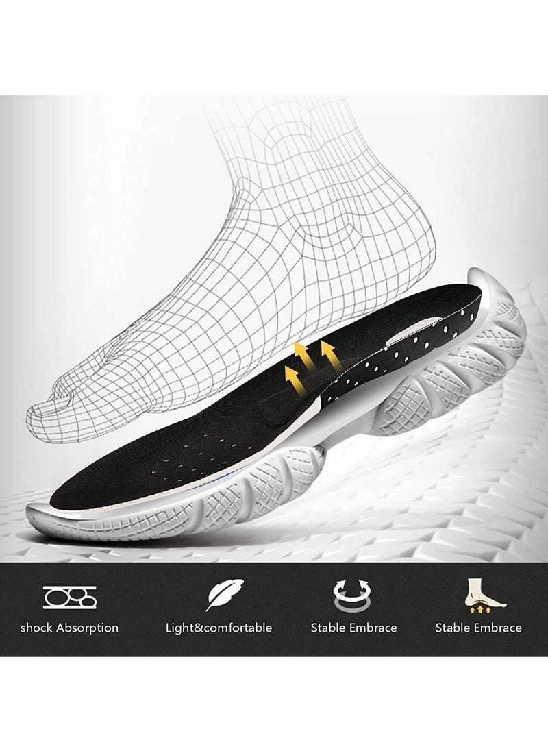 Orthotic Shoe Insoles for Men & Women – Arch Support for Flat Feet, Plantar Fasciitis, Memory Foam Cushioned Inserts for All-Day Comfort