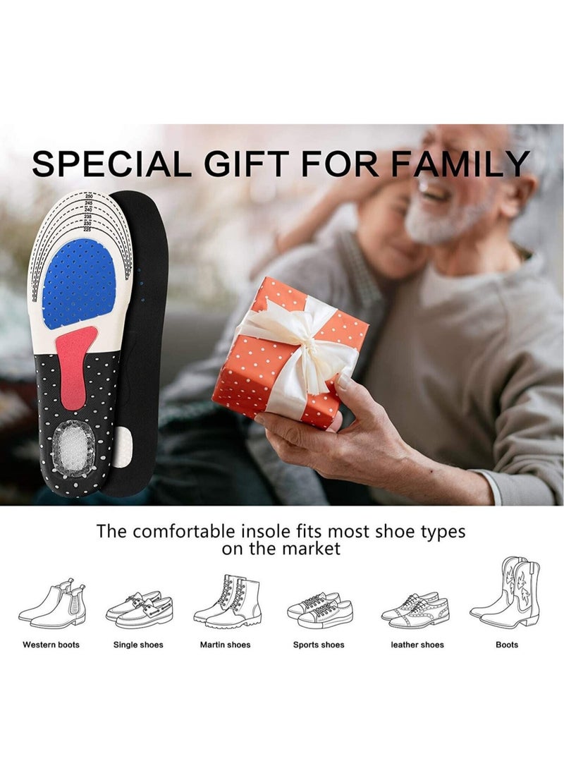 Orthotic Shoe Insoles for Men & Women – Arch Support for Flat Feet, Plantar Fasciitis, Memory Foam Cushioned Inserts for All-Day Comfort
