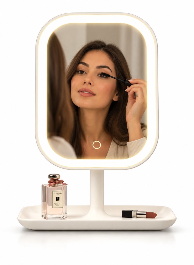 LED lighting makeup mirror, beauty mirror with lighting, trip lighting makeup mirror, beauty and beauty mirror with lighting - Image 1