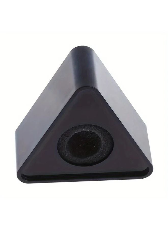 Black Adjustable Triangle Microphone Stand Portable For Podcast Karaoke Studio - Image 3