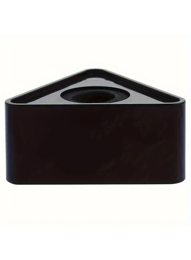 Black Adjustable Triangle Microphone Stand Portable For Podcast Karaoke Studio - Image 4