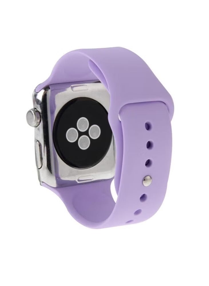حزام سيليكون ناعم من مادة TPU متوافق مع ساعة Apple Watch مقاس 38/40/41/42 مم - Image 1