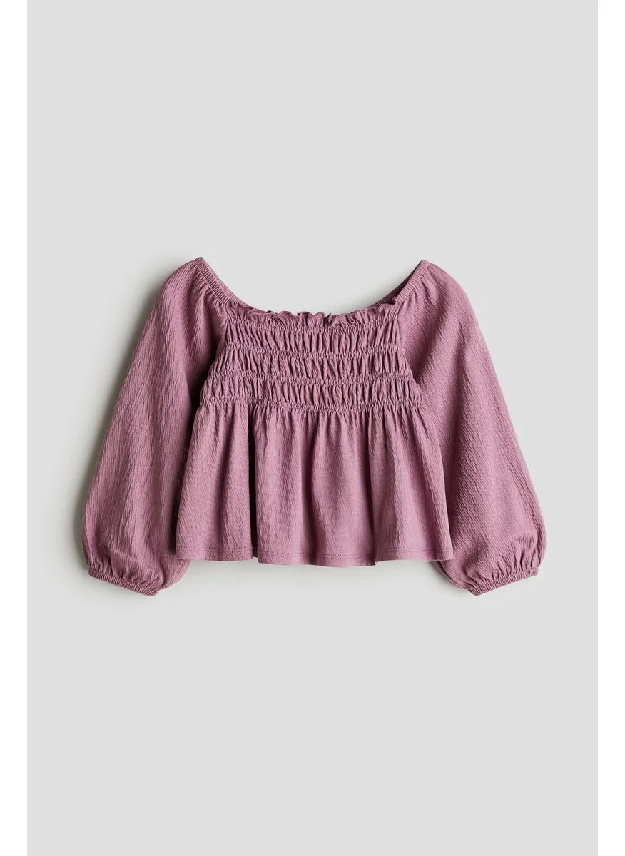 H&M Smocked Blouse