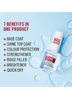 RIMMEL LONDON Nail Care 7 in 1 Multi Benefit Base And Top Coat  - Image 3