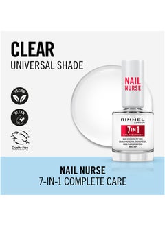 RIMMEL LONDON Nail Care 7 in 1 Multi Benefit Base And Top Coat  - Image 2
