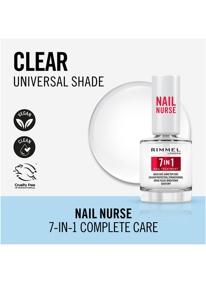 RIMMEL LONDON Nail Care 7 in 1 Multi Benefit Base And Top Coat  - Image 2