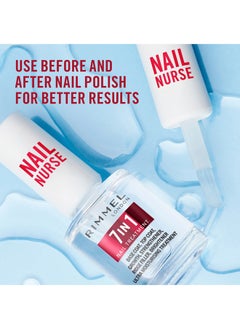 RIMMEL LONDON Nail Care 7 in 1 Multi Benefit Base And Top Coat  - Image 4