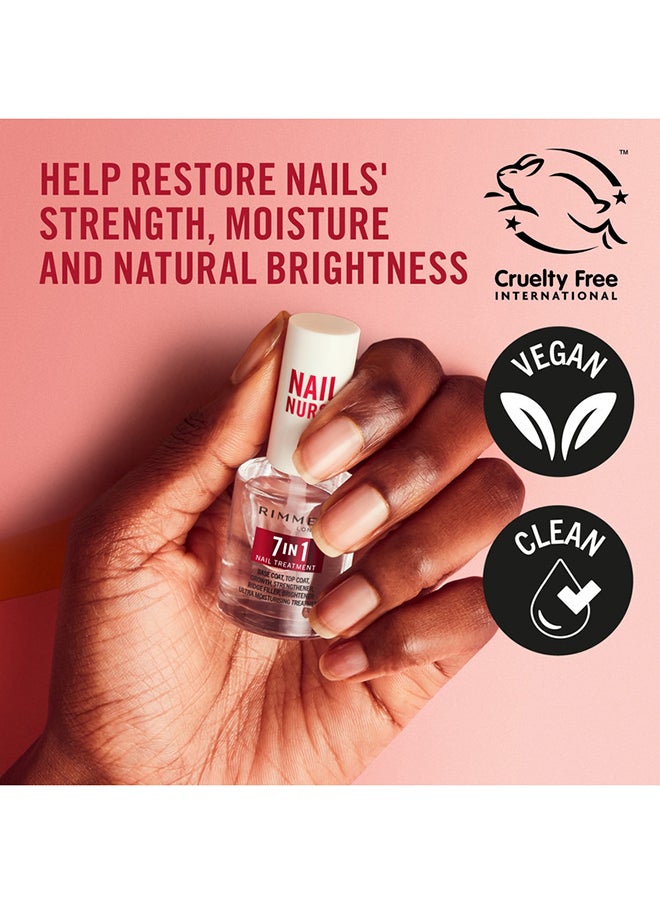 RIMMEL LONDON - Nail Care 7 in 1 Multi Benefit Base And Top Coat - Image 1