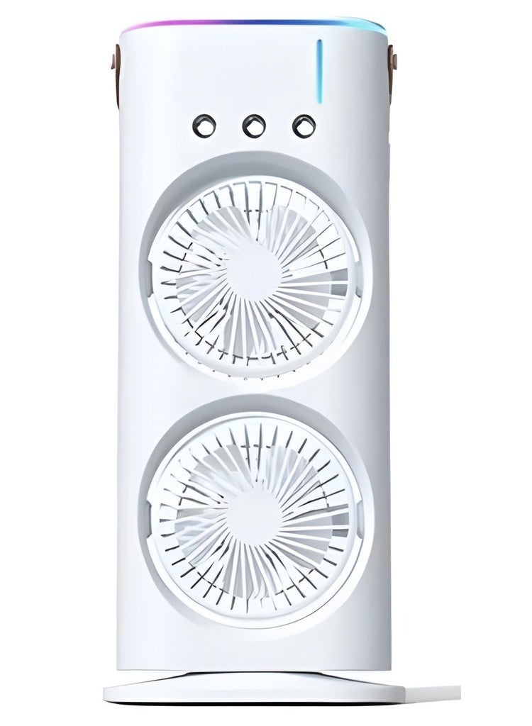 REBENUO Portable Dual Mist Fan (Model RCP217) – The smart solution for refreshment anywhere! - Image 1