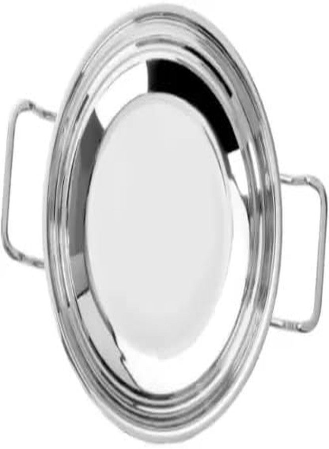 Wektu Premium Stainless Steel KADHAI with Induction Bottom Kadhai 20 cm Diameter with Lid 1.5 L Capacity (Stainless Steel, Non-Stick, Induction Bottom) - Image 4