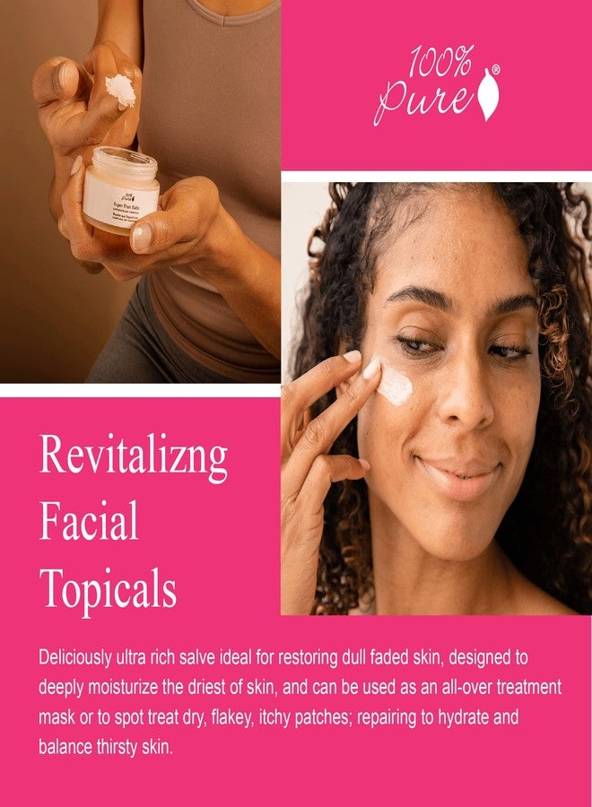 100 % Pure بلسم فواكه سوبر 100% نقي مرطب للوجه والجسم كريم سميك فاخرة تجديد ترطيب قوي وعناية بالبشرة الجافة - نباتي - 1.06 أونصة - Image 4