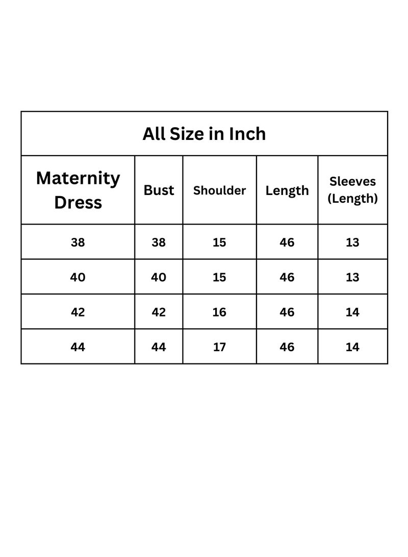 Zebees Smocked Cotton Maternity Dress, Comfortable & Stylish  - Image 5