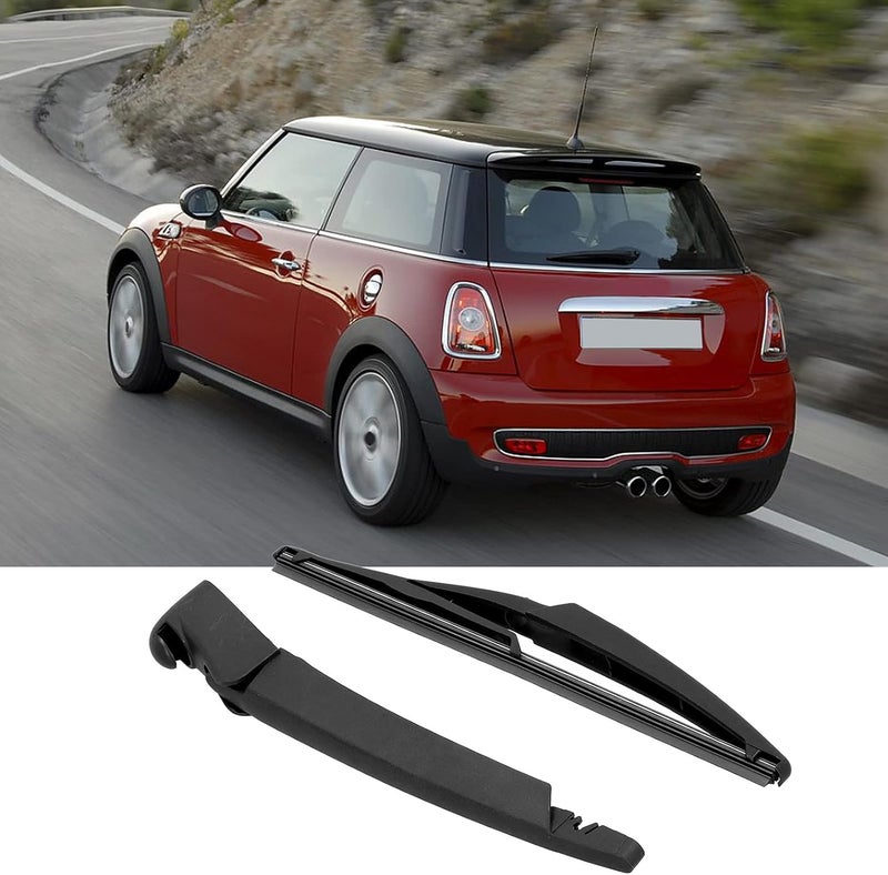 klarako Rear Wiper Arm Blade Set, Rubber+ABS Rear Windshield Wiper Arm with Blade 61627129279 Replacement for Park Lane Hatchback 2?Door 2006 - Image 5