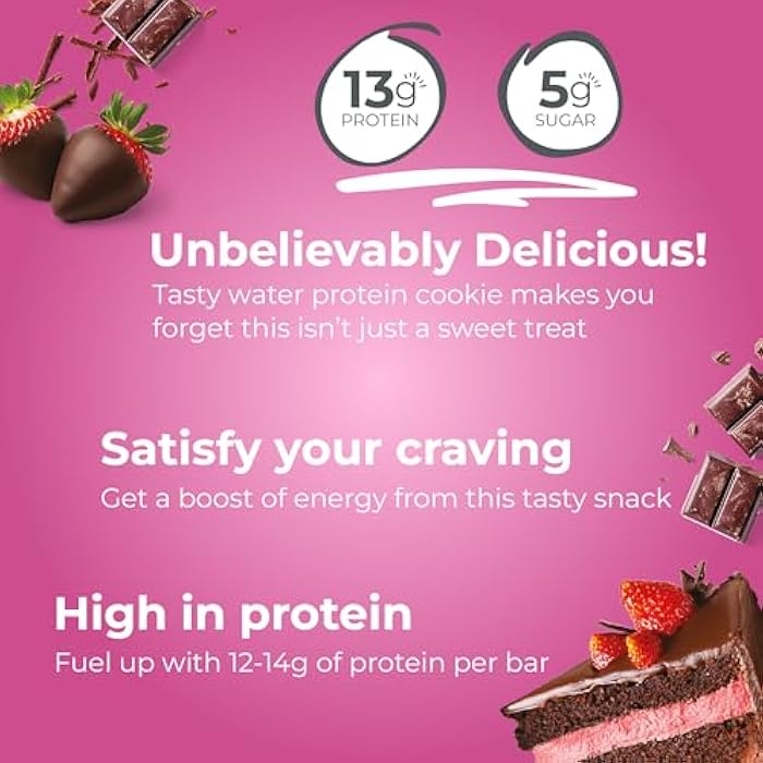 Power Crunch Protein Wafer Bars, High Protein Snacks with Delicious Taste, Chocolate Strawberry, 1.4 Ounce (12 Count) - Image 3