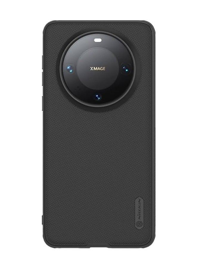 غطاء نيلكين سوبر فروسيتد شيلد لهاتف هواوي ميت 60 - بلاستيك صلب غير لامع مضاد للخدش ومقاوم للصدمات (أسود) - Image 1