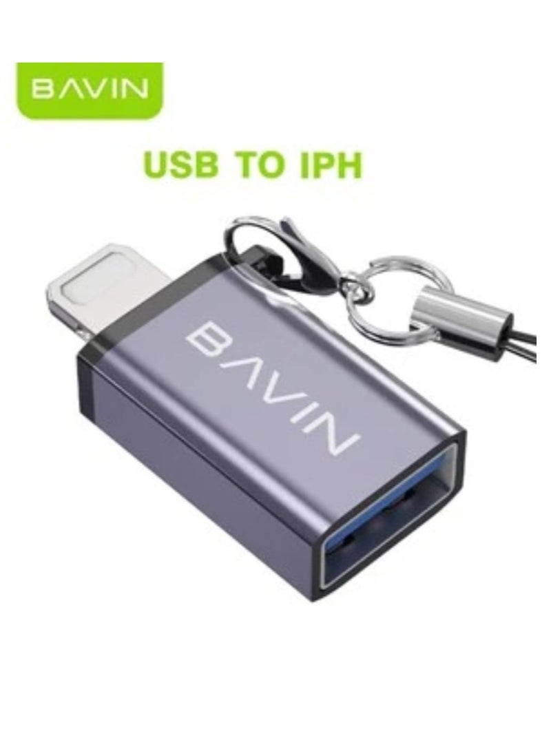 Bavin OTG Adaptor USB 3.0 Fast Data Transfer for iPhone Phones and Laptop Tablet Gamepad Printer Keyboard - Image 1