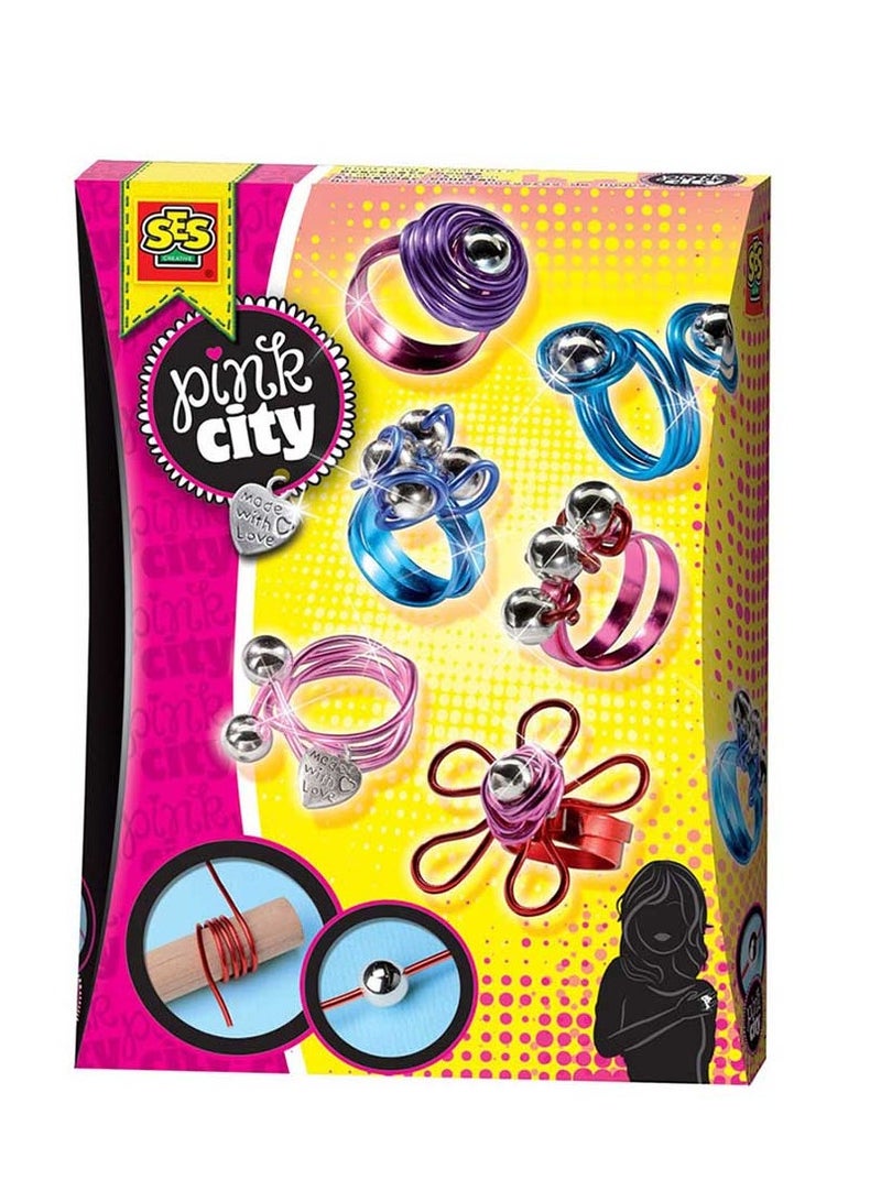 SES Creative -  Pink City Ring Shaper - Image 1