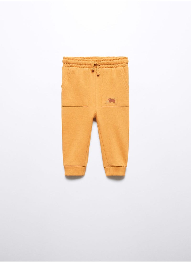 MANGO - Kids Essential Sweatpants - Image 1