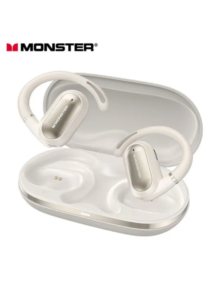 Monster Open Ear AC322, Bluetooth 5.4 headset, 36 hours battery life, IPX5 waterproof, clear communication, ergonomic design, adjustable ear angle, not easy to fall off wireless Bluetooth headset.  - Image 1