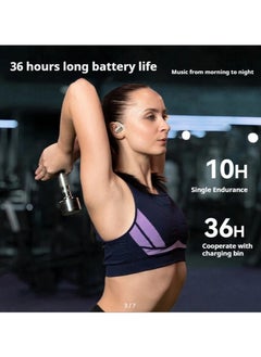 Monster Open Ear AC322, Bluetooth 5.4 headset, 36 hours battery life, IPX5 waterproof, clear communication, ergonomic design, adjustable ear angle, not easy to fall off wireless Bluetooth headset.  - Image 2