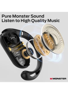 Monster Open Ear AC322, Bluetooth 5.4 headset, 36 hours battery life, IPX5 waterproof, clear communication, ergonomic design, adjustable ear angle, not easy to fall off wireless Bluetooth headset.  - Image 3