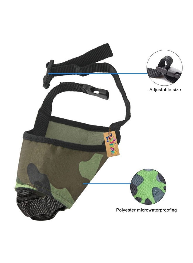 Western Era Camouflage Printed Dog Mouth Muzzle Suffocation Free & Comfortable Padded For All Dogs & Puppies (Extra Small) - Image 3