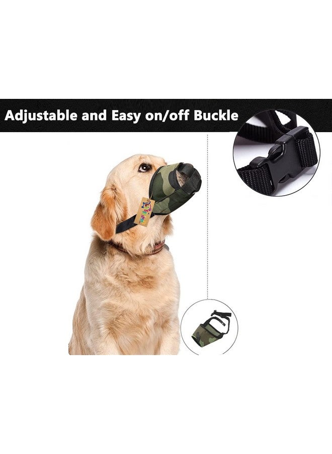 Western Era Camouflage Printed Dog Mouth Muzzle Suffocation Free & Comfortable Padded For All Dogs & Puppies (Extra Small) - Image 4