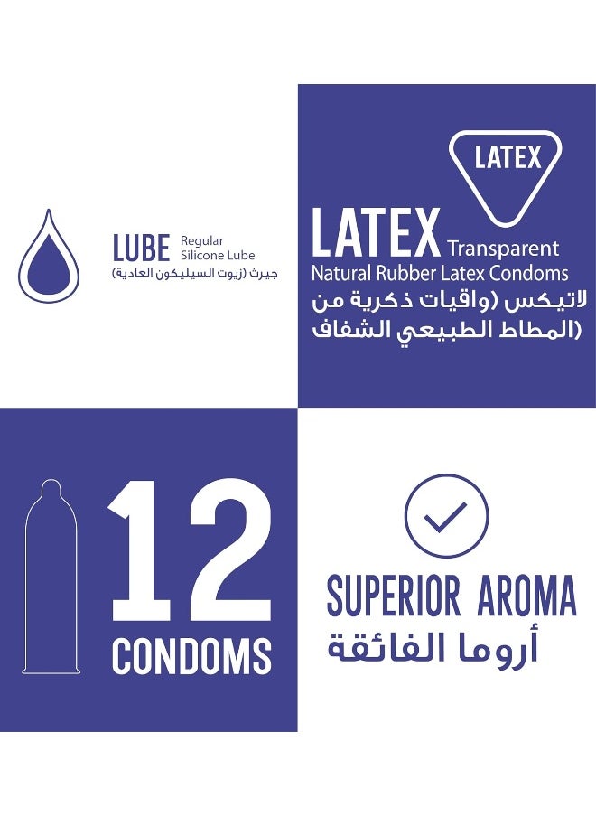 WOLAID Extra Safe Lubricated Condoms For Men - 12 Pieces  - Image 3