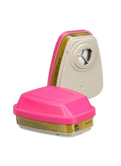 3M 3M P100 Respirator Cartridge/Filter 60926, 1 Pair, NIOSH, Helps Protect Against Organic Vapors, Acid Gases, Ammonia Methylamine, Formaldehyde and Particulates  - Image 1
