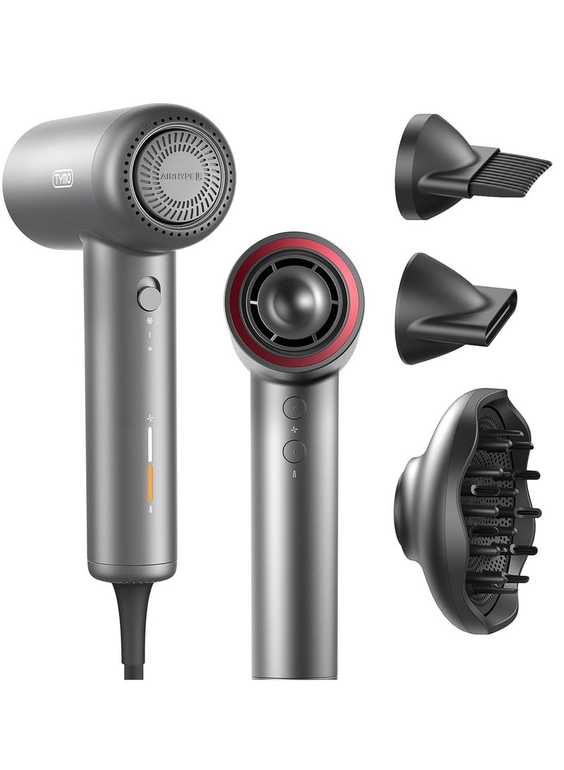 تايمو مجفف شعر اير هايب لايت من تيمو، 3 فوهات، HC602 - رمادي - Image 1