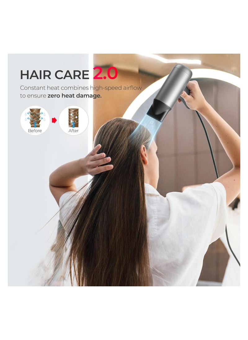 Airhype Lite Hair Dryer With 3 Nozzles, HC602 – Grey - pzsku/ZC8482617205742D4133BZ/45/_/1708710833/715d8517-d319-4ba1-a52d-c8152a4ac5c5