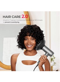 TYMO Airhype Lite Hair Dryer With 3 Nozzles, HC602 – Grey  - Image 5