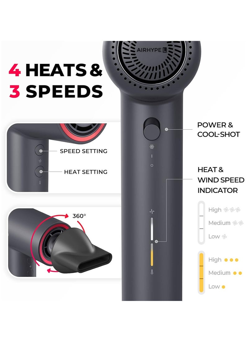 Airhype Lite Hair Dryer With 3 Nozzles, HC602 – Grey - pzsku/ZC8482617205742D4133BZ/45/_/1708710894/3a598452-ed4c-4858-8be5-cae927374cc4
