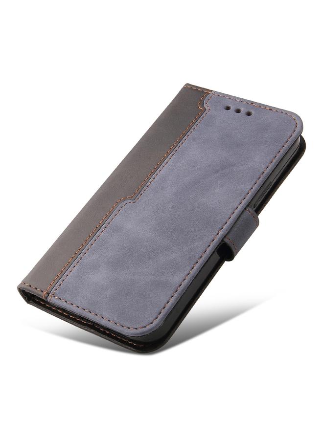 Zaboon Case For Infinix Note 11 Pro Stitching-Color Horizontal Flip Leather Case - Image 4