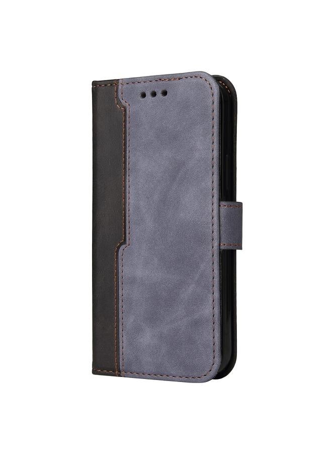Zaboon Case For Infinix Note 11 Pro Stitching-Color Horizontal Flip Leather Case - Image 2