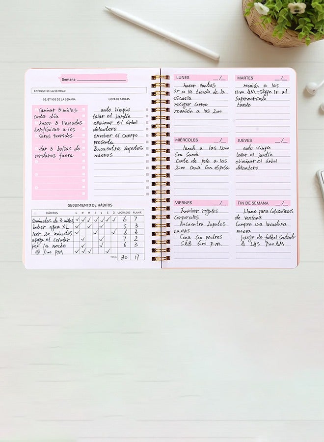 Merrystick Weekly Planner Sheet For Office, Home, School, Work, Study And More. (Black)  - Image 5
