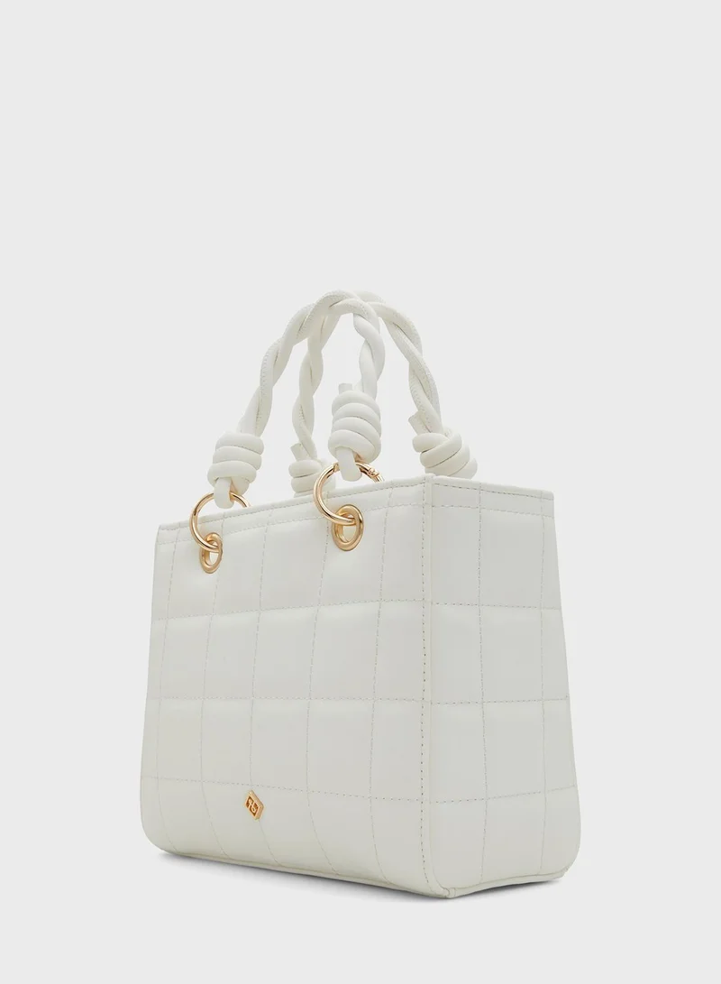 CALL IT SPRING Howitiss Top Handle Chain Detail Tote