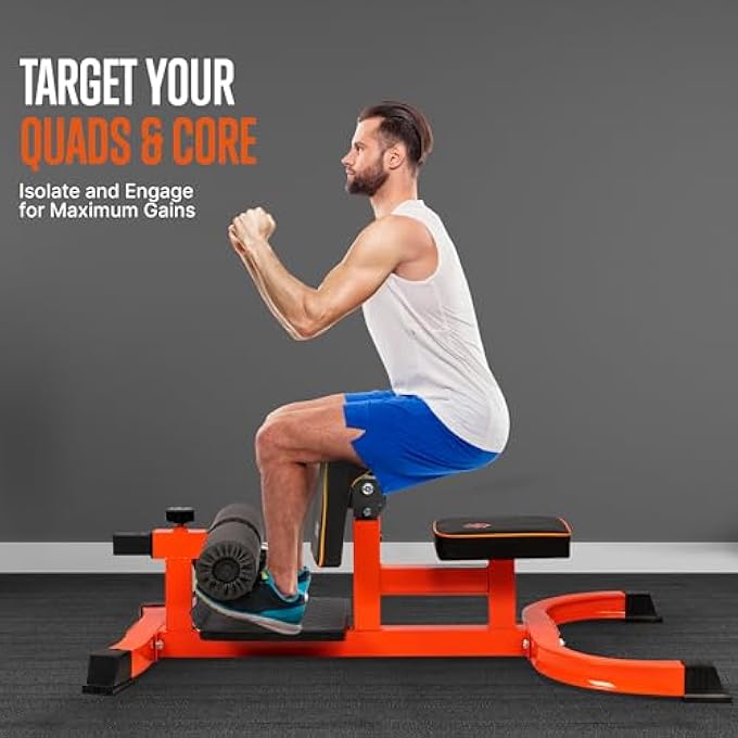 rayihni Sissy Squat Machine - Foldable Squatting Bench For Home Gym Workout Station And Leg Exercise, Designed To Train Abs, Thighs, And Glutes, Multifunctional Equipment For Fitness And Training - Image 3
