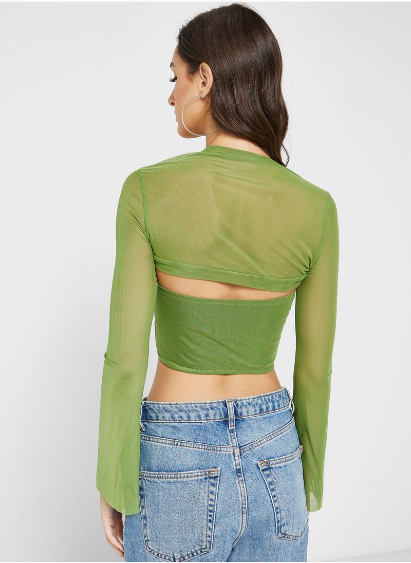 Ginger - Flute Sleeve Top - Image 1