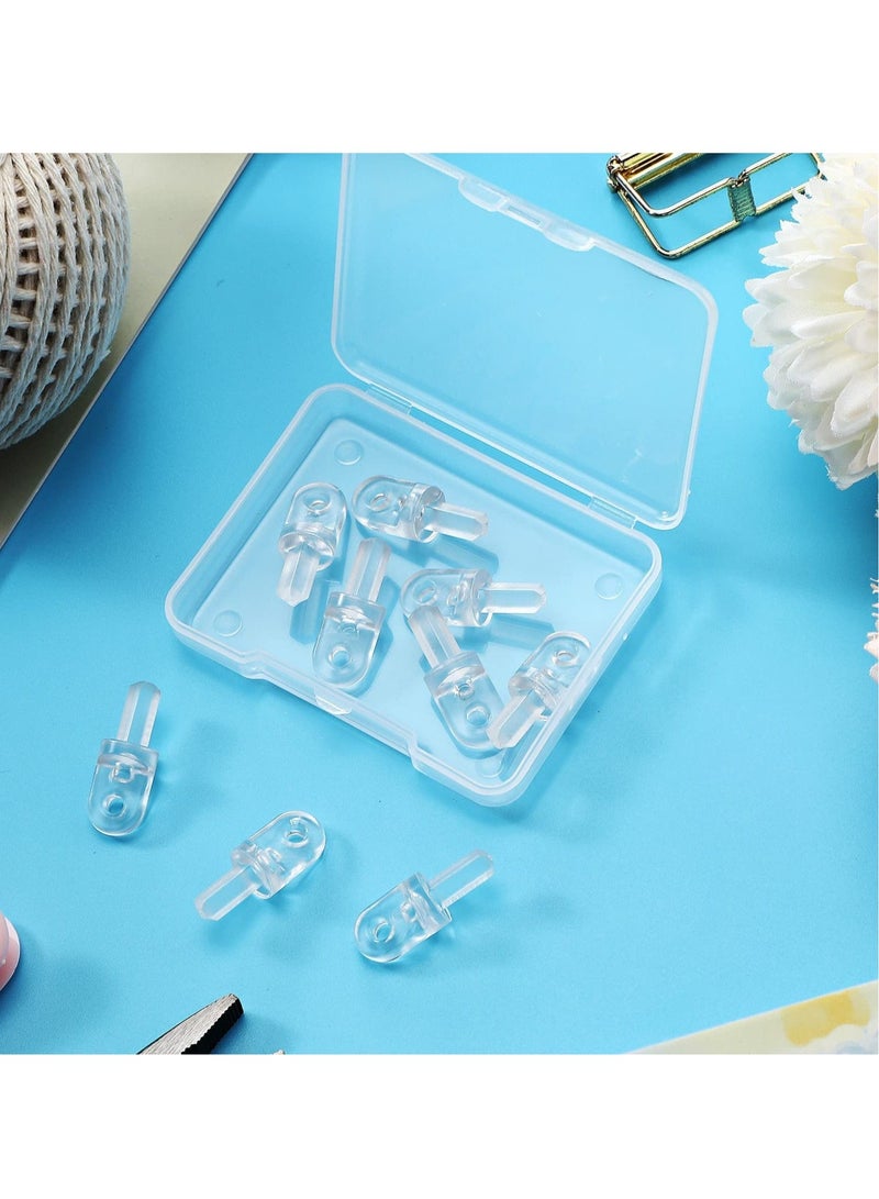 Captaintech Vertical Blinds Replacement Slats, 12 Pieces Hardware Tilt Wand Tip Vertical Blind Repair Tabs for Replacement Slats Exterior Shutters for Interior Windows, Vertical Blinds Curtain Accessories - Image 3