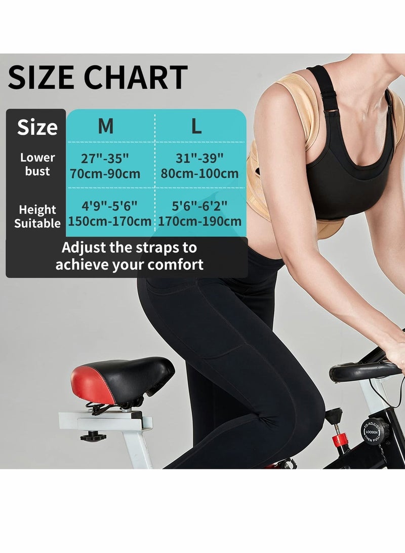 Posture Corrector for Women and Men, Adjustable Breathable Back Straightener, Clavicle Support, Relax Neck, Shoulder, Upper (L 31-39) - Image 2