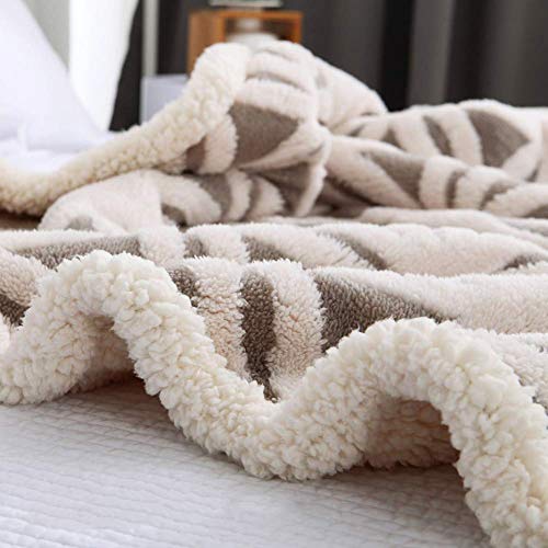 LOMAO Sherpa Fleece Blanket 60x80 Fuzzy Soft Throw Blanket Dual Sided Blanket for Couch Sofa Bed (Grey, 60''x80'') - Image 5