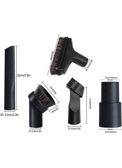 Generic 32mm Vacuum Attachments Accessories, Vacuum Cleaning Set Brush Nozzle Crevice Tool with 35mm to 32mm Hose Adapter 5pcs  - Image 5