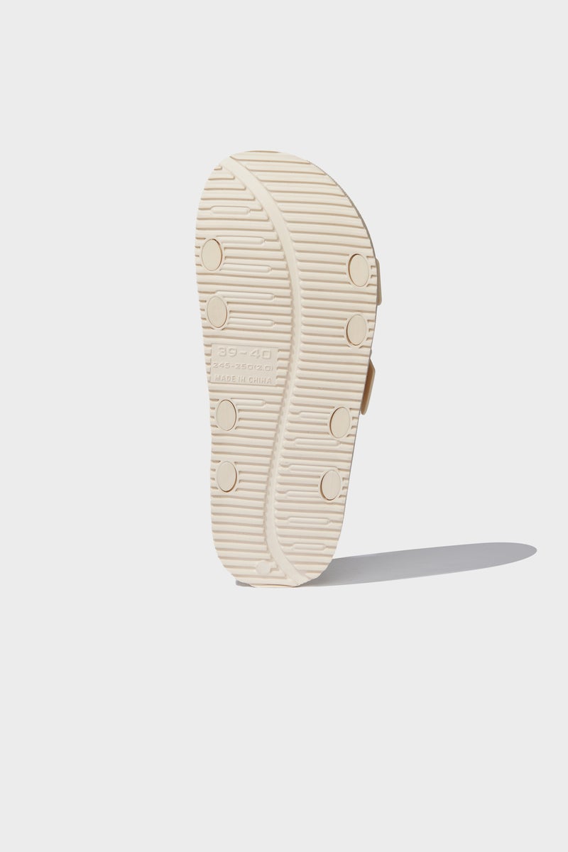 DeFacto Beige Woman Woman Flat Sole Slippers Casual - Image 4