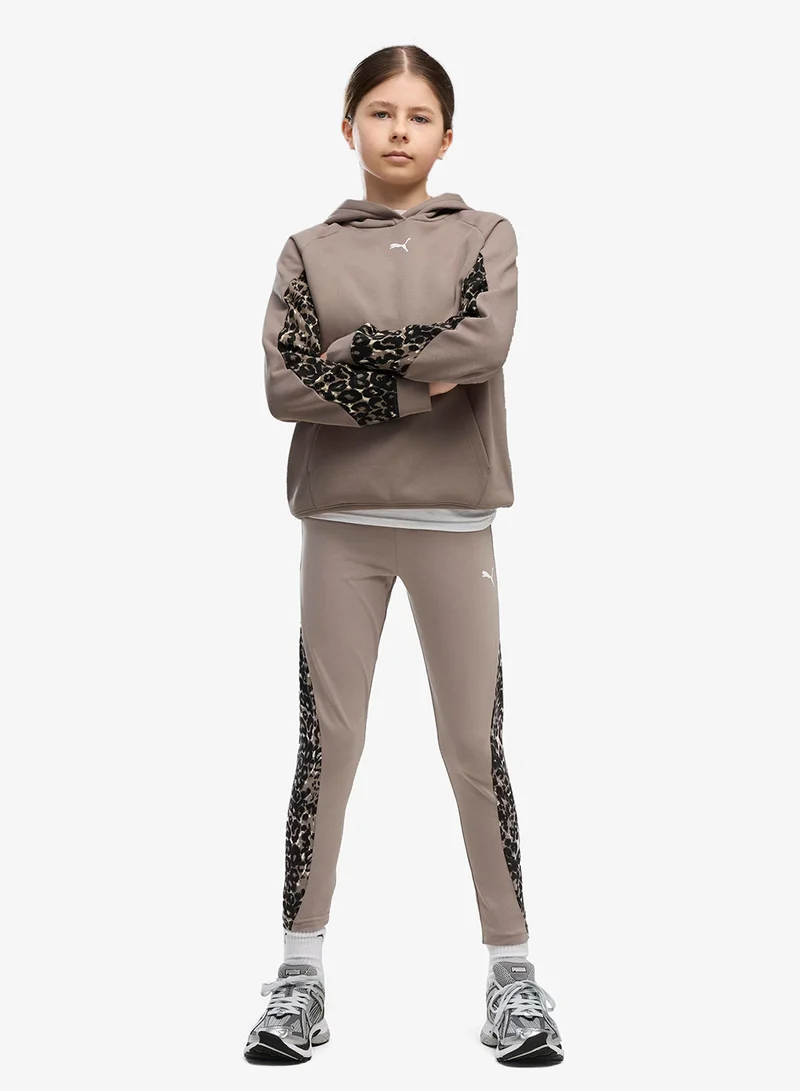 Puma Mouse Gray Youth Animal Printed Hoodie for Women | Best Price UAE