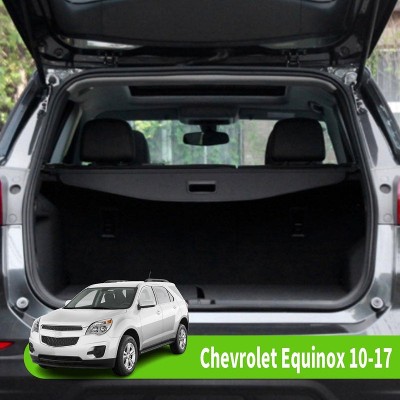 Liizoo Retractable Black Cargo Cover for Chevy Equinox & GMC Terrain (2010-2017) - Image 2