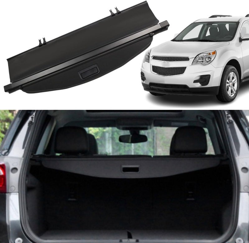 Liizoo Retractable Black Cargo Cover for Chevy Equinox & GMC Terrain (2010-2017) - Image 1